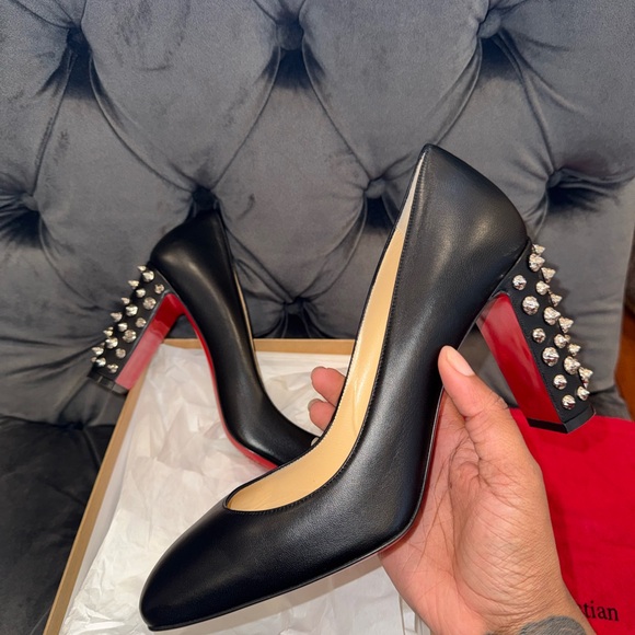 Christian Louboutin Donna Stud 85 Nappa - Picture 4 of 13